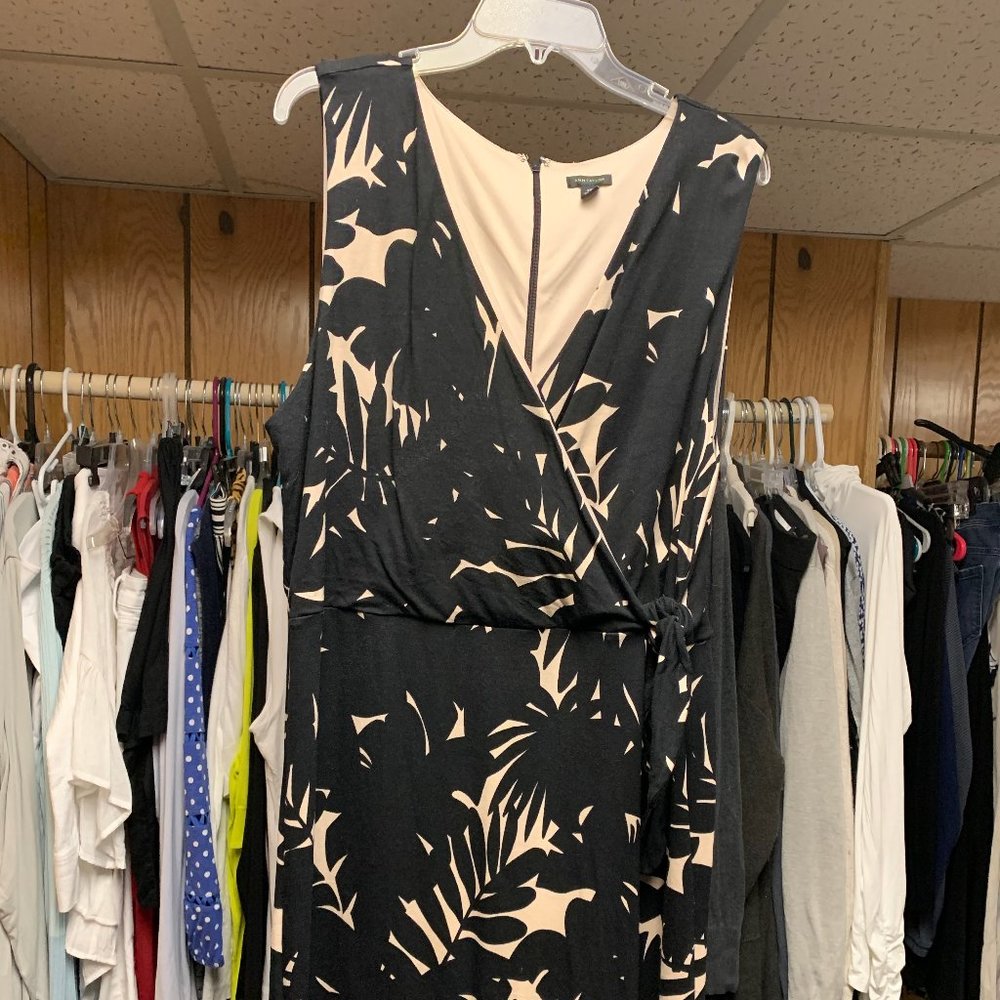 Ann Taylor Super Soft Cross Front Dress
